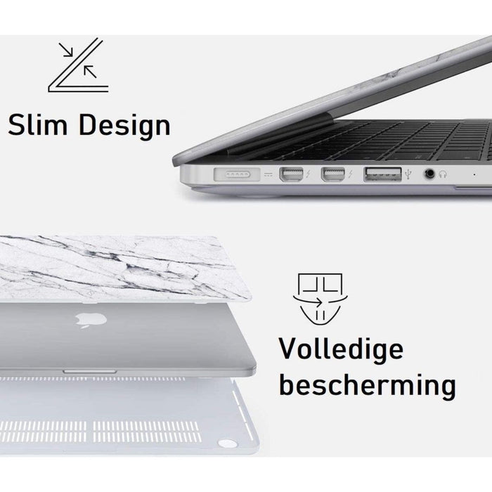 Macbook Air Hard Case - MacBook Air 2010 - 2017 Case Hardcover - MacBook Air 13 inch case - Macbook Air 13.3 Hoes - Macbook Air Case / Geschikt voor A1369 / A1466 / Premium Kunststof Hoes voor de MacBook Air A1369 / MacBook Air A1466