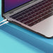 MacBook Air Hoes - ShockProof - Ingebouwde Standaard - MacBook Hardcover - Case - Geschikt voor MacBook Air 13 inch 2018 / 2019 / 2020 / 2021 - Macbook Air A1932 / A2179 / A2337 / M1 - Zwart + Transparant - MacBook Hardcase - Phreeze