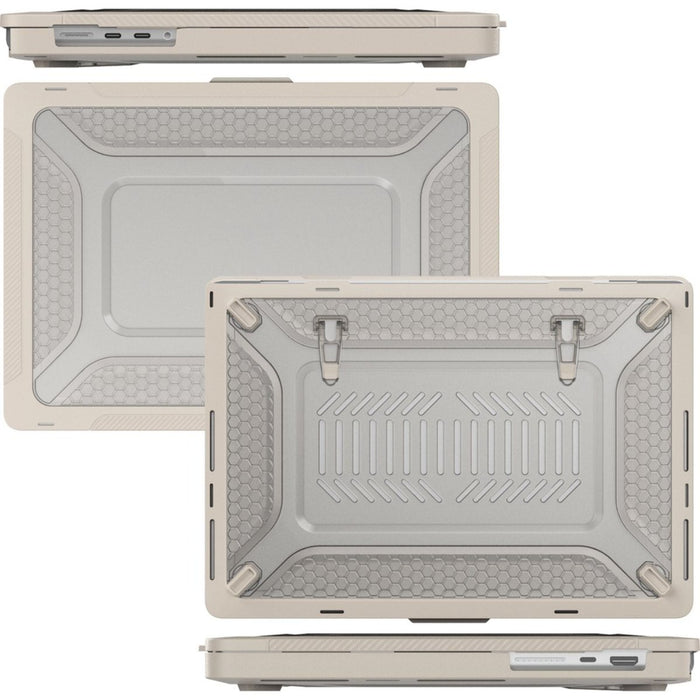 MacBook Pro 16 inch Case (2019 t/m 2023) - Ingebouwde Standaard + Extreme Bescherming - Geschikt voor MacBook Pro 16 inch (A2141 / A2141 / A2485 M1 Pro / M1 Max / A2780) - MacBook Hardcase - Phreeze