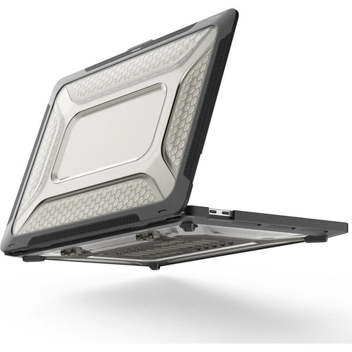 MacBook Pro Hardcover - Ingebouwde Standaard - 13 Inch Case - Hardcase Shock Proof Hoes A1706/A1708/A1989/A2251/A2289 2020/2021 Cover - Jet Black - MacBook Hardcase - Phreeze