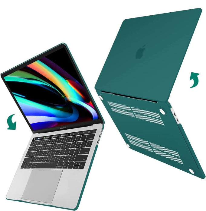 Macbook Pro M1 2020/2021 Case met Macbook Pro (2020/2021) Screenprotector - Macbook Pro 13,3 inch Cover met Beschermglas - Geschikt voor Macbook Pro M1 - Hardcase Beschermhoes Macbook Air A2338