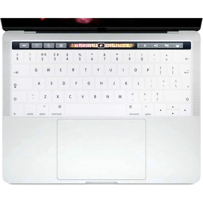 MacBook Toetsenbord Cover voor MacBook Air & Pro met Touch Bar - 13 en 15 inch - 2016 / 2017 / 2018 / 2019 / A2159 / A1989 / A1990 / A1706 / A1712