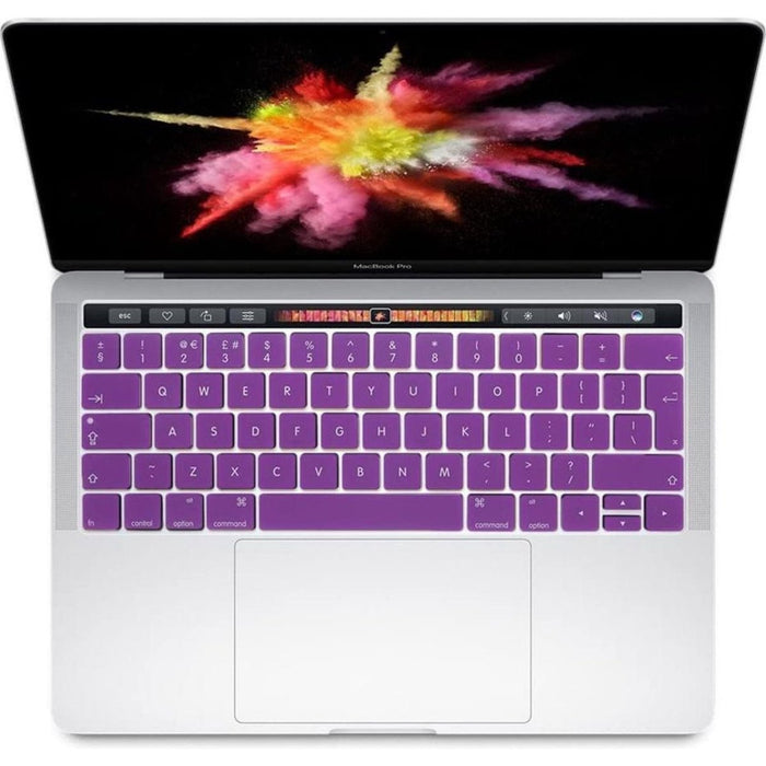 MacBook Toetsenbord Cover voor MacBook Air & Pro met Touch Bar - 13 en 15 inch - 2016 / 2017 / 2018 / 2019 / A2159 / A1989 / A1990 / A1706 / A1714