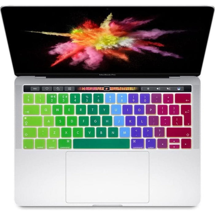 MacBook Toetsenbord Cover voor MacBook Air & Pro met Touch Bar - 13 en 15 inch - 2016 / 2017 / 2018 / 2019 / A2159 / A1989 / A1990 / A1706 / A1716