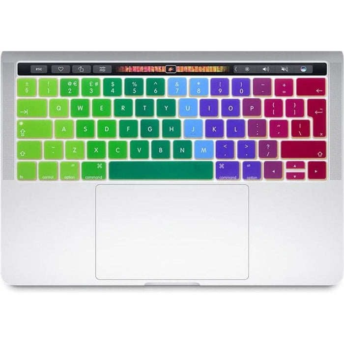 MacBook Toetsenbord Cover voor MacBook Air & Pro met Touch Bar - 13 en 15 inch - 2016 / 2017 / 2018 / 2019 / A2159 / A1989 / A1990 / A1706 / A1716