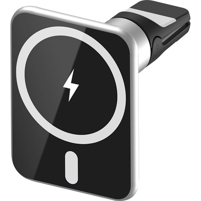 MagSafe iPhone Autohouder Telefoonhouder met Draadloze Oplader - Maximale Laadsnelheid - Draadloos Opladen - Autolader Magnetisch - Apple Telefoonhouder - Auto Oplader Fast Charge - Snellader - iPhone 12 Lader - iPhone 13 Telefoon Houder- Zwart