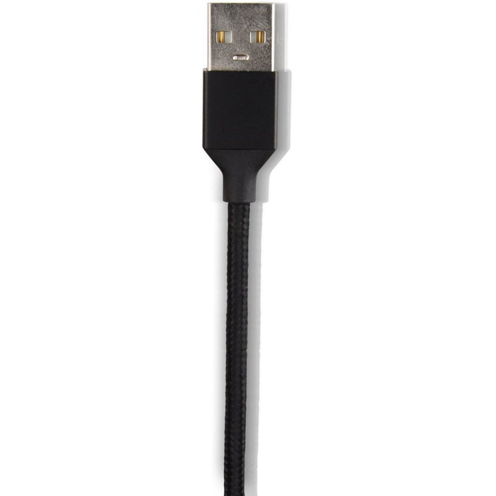 Micro USB kabel 2 Meter | USB A naar Micro-USB Kabel | Nylon Gevlochten | Quick en Fast Charge | 2.4A Snellaadkabel | Zwart | 2 meter | Phreeze