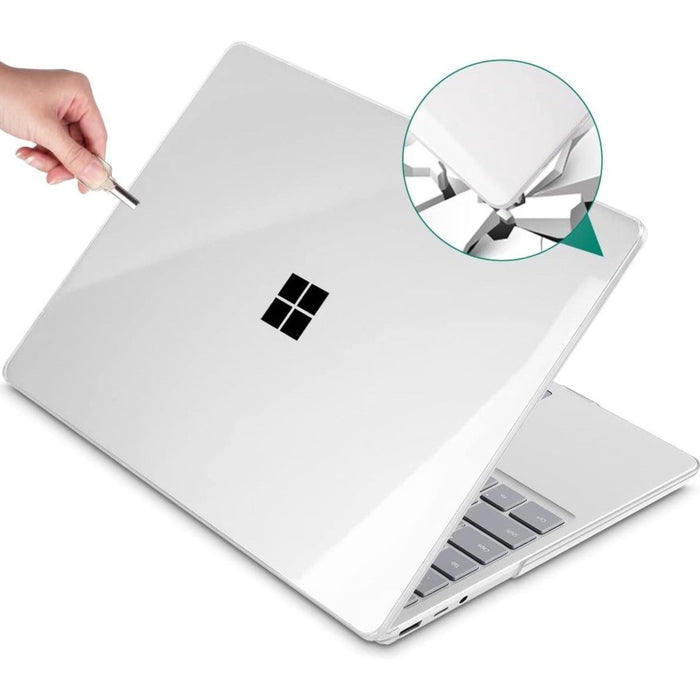 Microsoft Surface Go 1/2 Case - Cover voor Surface Laptop Go 1 & 2 (2020 t/m 2022) - 12.4 inch - Geschikt voor modellen 2013 / 1943 - Transparant - Gadgets - Phreeze