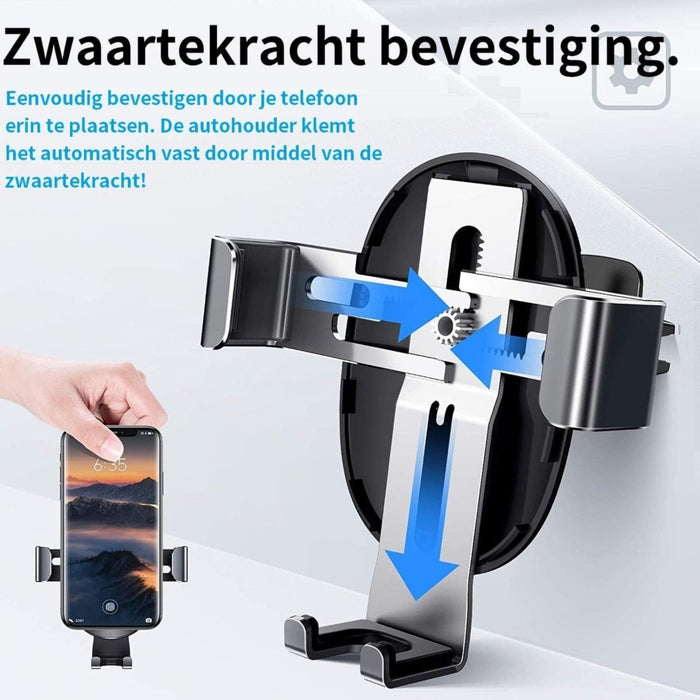 Mobiel Houder Auto Zuignap Telefoonhouder Dashboard Voorruit - Gravity Pressure Technology - Telefoonhouders Smartphone - Volkswagen/Mercedes/Audi/Skoda/Peugeot/Bestelbus Accessoire Autoaccessoires