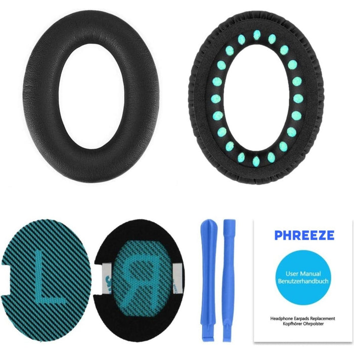 Oorkussens Earpads voor Bose Quietcomfort QC35 II, QC35, QC25, QC15 - Bose Oorkussens Reparatie Set met Handleiding voor Bose QC35 II, QC35, QC25, QC15 - Soundlink / Soundt