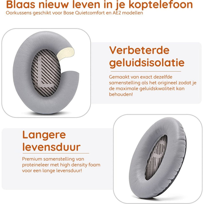 Oorkussens voor Bose QuietComfort 35 II + Reparatieset + Handleiding - Earpads Headphone Vervangen Bose - Bose Earpads - Bose Earphone - Bose QC35 II