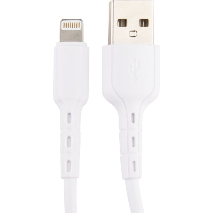 Oplader iPhone - Inclusief USB naar Apple Lightning Kabel - Wit - Geschikt voor Apple iPhone 5/6/7/8/SE/X/XR/XS/11/12 - iPhone Oplader Kabel - iPhone Kabel - iPhone Oplaadstekker met Kabel - iPhone Adapter - USB Stekker - iPhone stekker