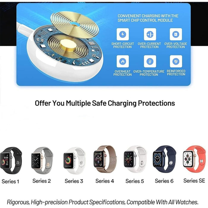 Oplader Kabel - Geschikt voor Apple Watch - Magnetisch - Charger - Oplader - Oplaadkabel - Kabel - Dock - Apple Watch Lader - Snoer