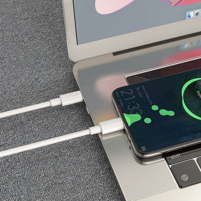 Oplader Samsung A53 + USB-C kabel - 2 Meter - Snellader - Super Fast Charge + Quick Charge 3.0