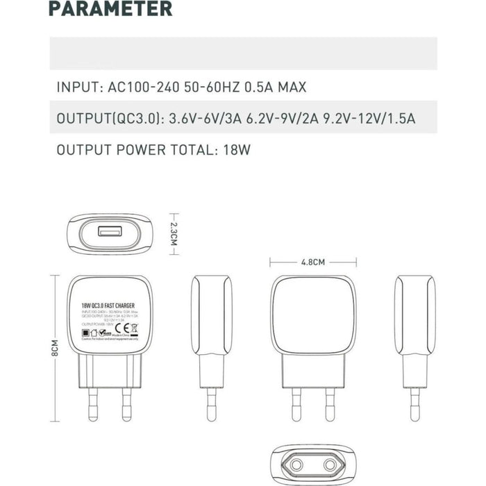 Oplader voor Samsung met USB-C Kabel | 1 Meter | USB Power Oplaadstekker met USB-C Kabel - USB Samsung Fast Charge |Snellader Samsung S10 / S20 / S21 Ultra / Plus Ultra / Plus / FE / A72 / A52 / A52 /A32 / A12 / A51 / A71 Galaxy Tab Lader | Adapter