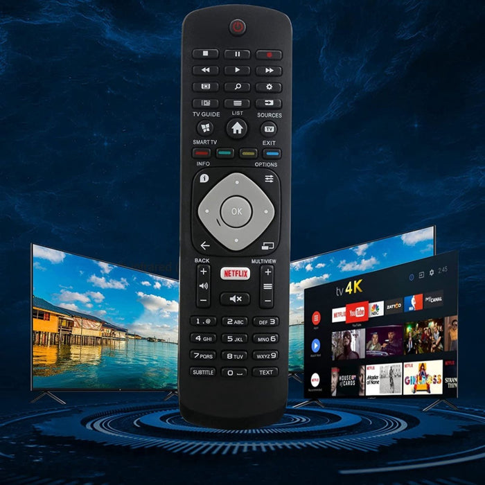 Philips Afstandsbediening - Compatibel met alle Philips Smart TV modellen - Voorgeprogrammeerd