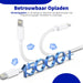 Phreeze 2-PACK iPhone Oplader - Inclusief Apple Lightning Kabel - 2 Meter - Wit - Opladers - Phreeze