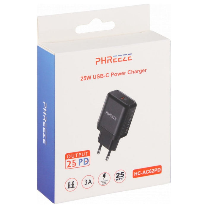 Phreeze 25W USB-C Samsung Adapter met Super Fast Charge - PHR-AC62PD