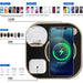 Phreeze 3 in 1 Draadloze Oplader met Bureaulamp - LED - Dimbaar - 15W Draadloos Snelladen - Geschikt voor Apple iPhone, Watch en AirPods (Pro) - Dockingstations - Phreeze