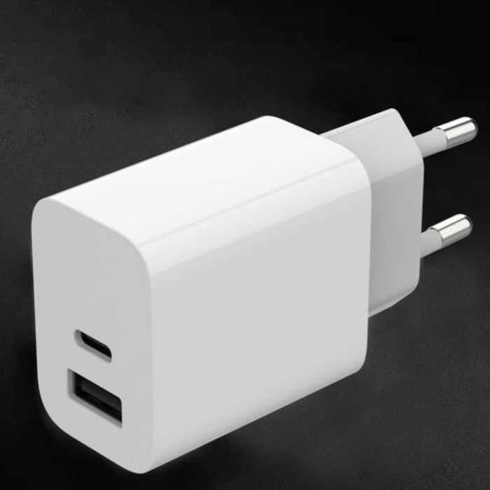 Phreeze 38W USB-C en USB-A Duo Adapter met Power Delivery en Quick Charge 3.0 - PHR-AC64