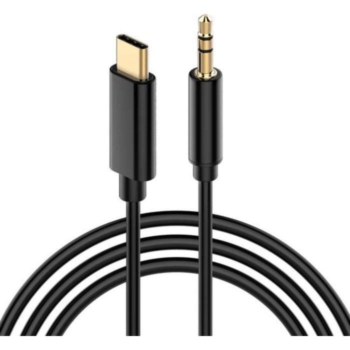 Phreeze™  Aux naar USB-C Kabel - Gevlochten Audiokabel met 3.5mm Jack naar usb C uitgang voor Android, Soundbar, Speaker en Auto