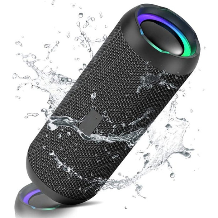 Phreeze Bluetooth Speaker Draadloos - Extra Bass - RGB Verlichting - Speakerbox - Spat Waterdicht - Zwart - Speakers - Phreeze