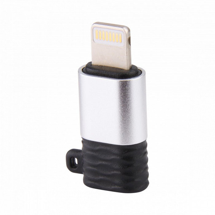 Phreeze™ Converter USB-C naar Apple Lightning Adapter, 2-Pack - Universeel - Aluminium - Sleutelhanger
