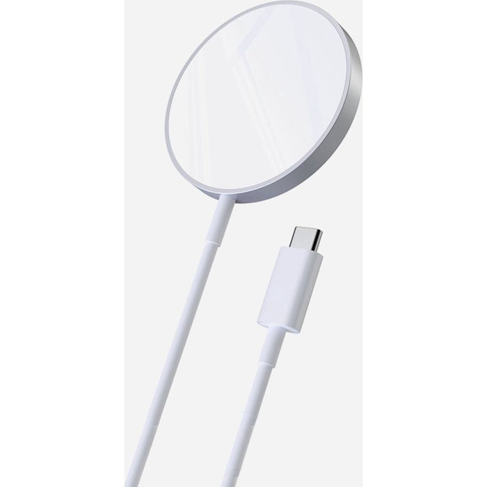 Phreeze Draadloze Oplader 15W - Magnetisch - Wit - Geschikt voor Magneet iPhone 12 en iPhone 13 - Wireless Fast Charger - 15W Snellader - Recycled Aluminium Design