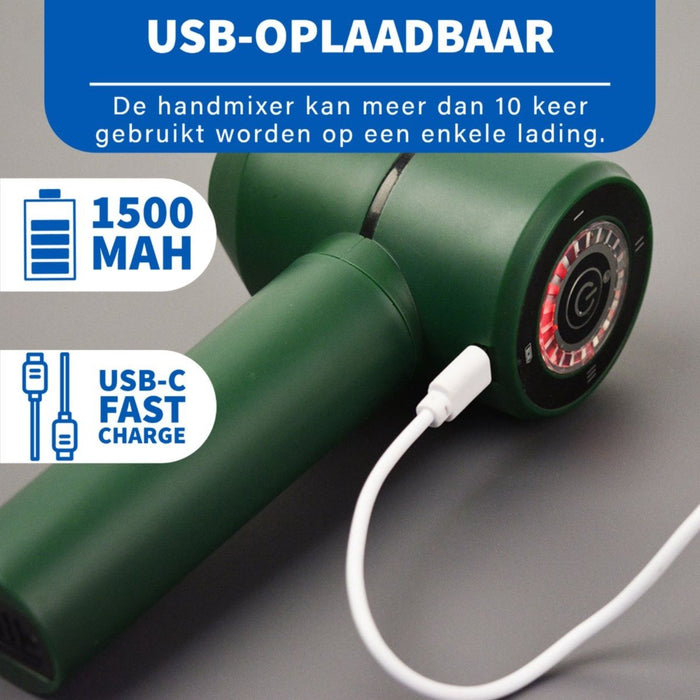 Draagbare elektrische garde, handmixer voor koffie, handmatige Draagbare elektrische garde, handmixer voor koffie, handmatige
