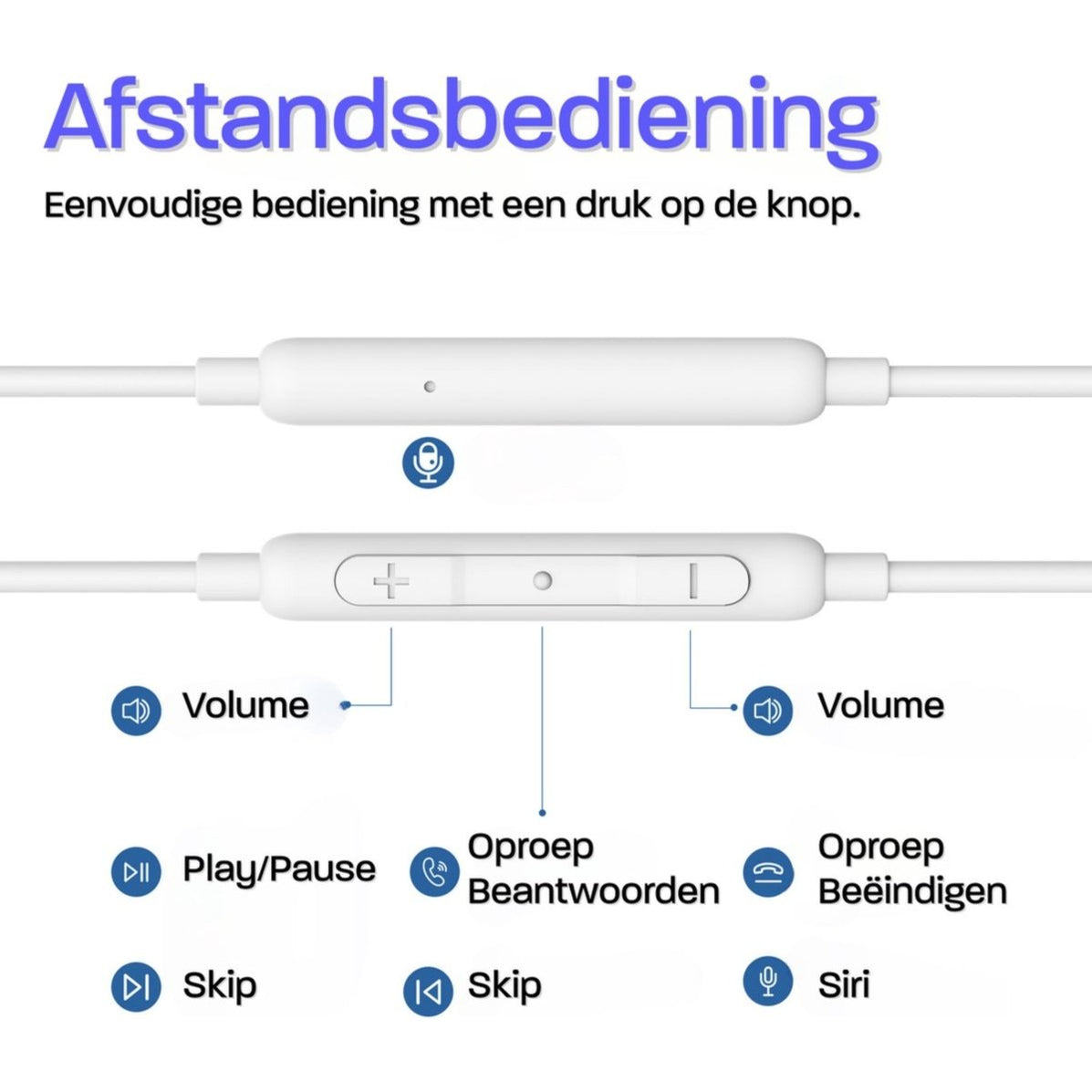 Phreeze EP1 MFI Bedrade Oortjes voor iPhone Sporters Keuze