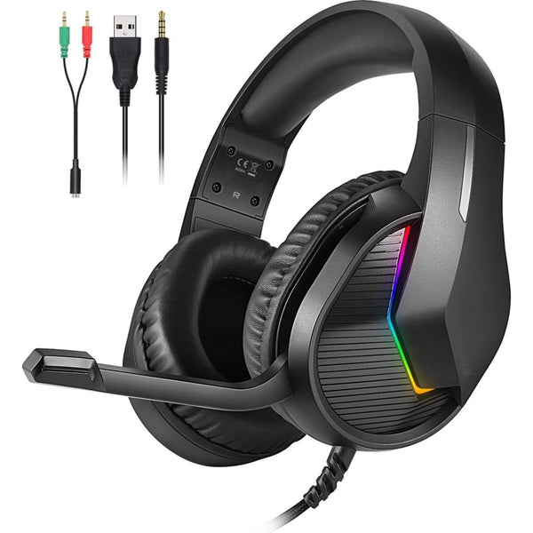 Ozeino Gaming Headset met Microfoon 3D Surround Sound Headset met