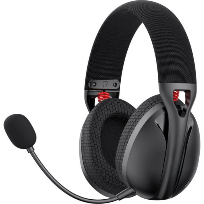 Phreeze H1 Draadloze Gaming Headset met Microfoon - 2.4 GHZ + Bluetooth - Draadloos USB-C en USB-A - Voor PS4/PS5/XBOX/NINTENDO SWITCH - Over Ear Koptelefoon met RGB Verlichting - 20 Uur Speeltijd - Game Headset - Geschikt voor FPS Shooters en RPG - Gaming Headsets - Phreeze