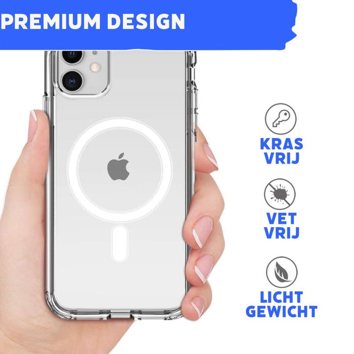 Phreeze™ iPhone 11 Pro Hoesje Doorzichtig - iPhone 11 Pro UltraHD Transparant Hoesje met Magneet Cirkel - Geschikt voor Apple iPhone 11 Pro