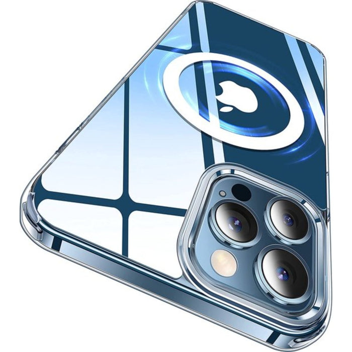 Phreeze™ iPhone 12 Pro Max Hoesje Doorzichtig - iPhone 12 Pro Max UltraHD Transparant Hoesje met Magneet Cirkel - Geschikt voor Apple iPhone 12 Pro Max