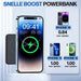 Phreeze iPhone Powerbank met Inklapbare Standaard - 5000 mAh Magsafe Compatible - Iphone - MagSafe Hoesje - USB C 20W Snellader - Draadloze Oplader - Zwart - Phreeze