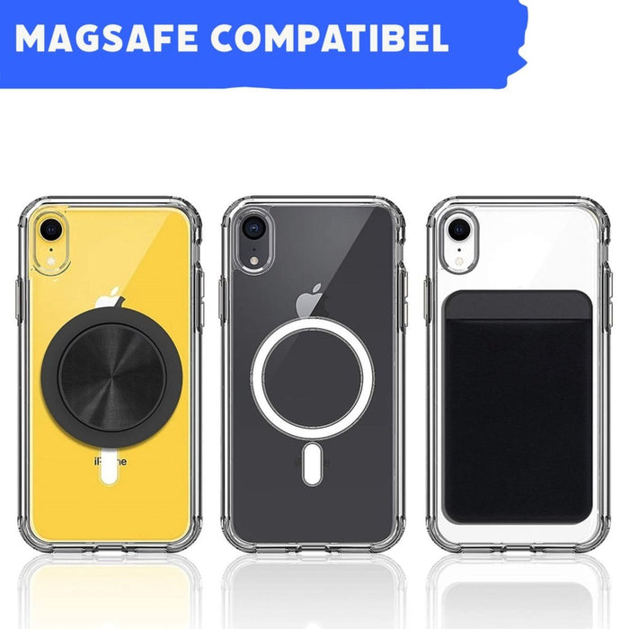 Phreeze™ iPhone XR Hoesje Doorzichtig - iPhone Xr UltraHD Transparant Hoesje met Magneet Cirkel - Geschikt voor Apple iPhone Xr