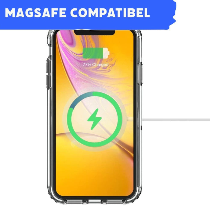 Phreeze™ iPhone XR Hoesje Doorzichtig - iPhone Xr UltraHD Transparant Hoesje met Magneet Cirkel - Geschikt voor Apple iPhone Xr