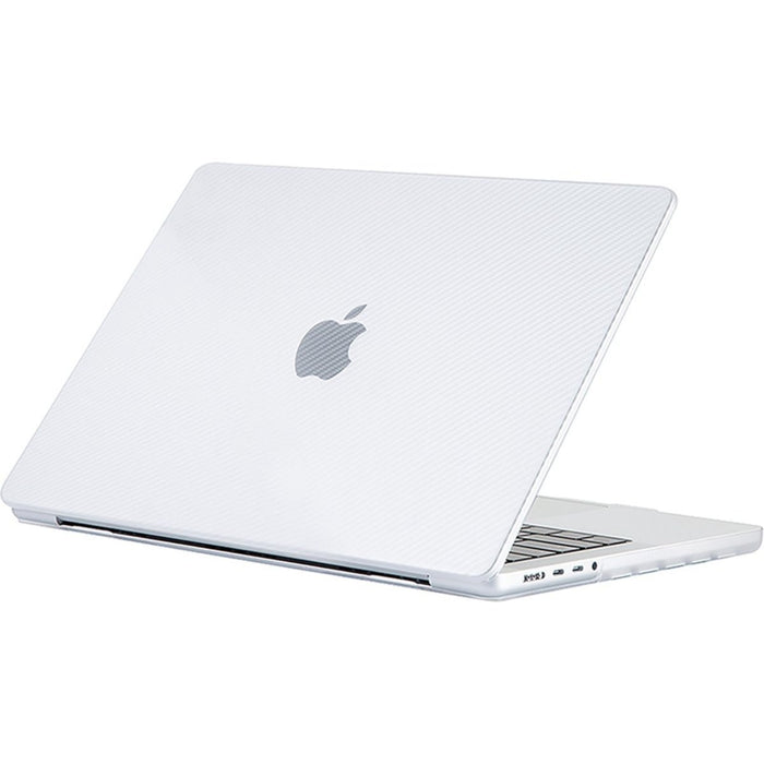 Phreeze MacBook Air Cover Transparant - Carbon Case voor MacBook Air (13 Inch) van 2018/2019/2020/2021/2022 - Hardcase A2337 M1, A1932, A2179