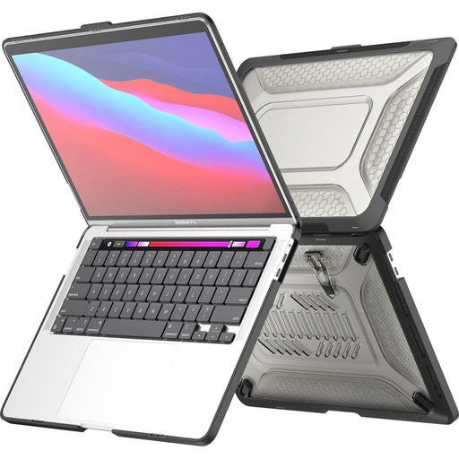 Phreeze MacBook Pro Cover Zwart - Shock Case voor MacBook Pro (13 Inch) van 2022, 2021 en 2020 t/m 2016 - Hardcase A2338 M1, A2289, A2251, A2159, A1989, A1706, A1708 - MacBook Hardcase - Phreeze