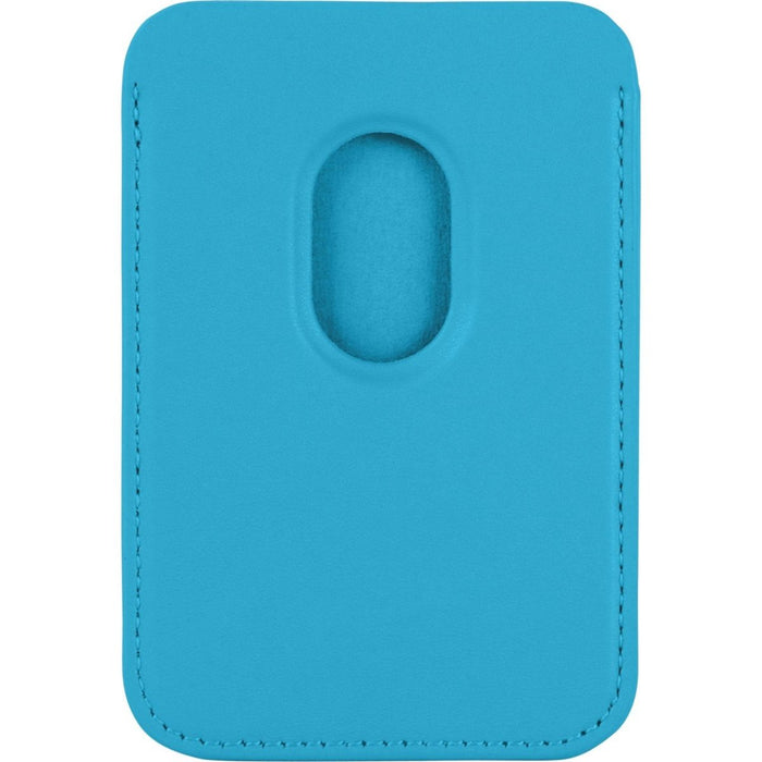 Phreeze Pasjeshouder - Kaarthouder - Magnetisch - Apple iPhone 12 en 13 serie - Baby Blauw - 100% Veilig Design - RFID bescherming - Vegan Leer - Kaarthouder Magneet - iPhone