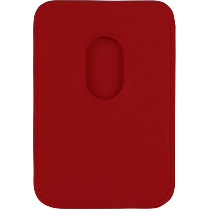 Phreeze Pasjeshouder - Kaarthouder - Magnetisch - Apple iPhone 12 en 13 serie - Rood - 100% Veilig Design - RFID bescherming - Vegan Leer - Kaarthouder Magneet - iPhone Magneet