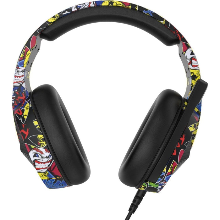 Phreeze™ Pro Game Headset met Microfoon - Graffiti - Koptelefoon met Draad - RGB Gaming Headset voor PC, PS4, PS5, Nintendo Switch - Hoofdtelefoon Kawaii