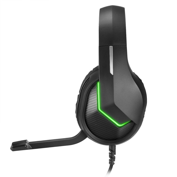 Phreeze™ Pro Game Headset met Microfoon - Groen - Koptelefoon met Draad - RGB Gaming Headset voor PC, PS4, PS5, Nintendo Switch - Hoofdtelefoon Kawaii