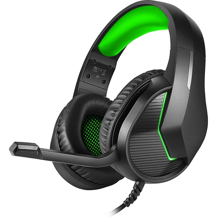 Phreeze™ Pro Game Headset met Microfoon - Groen - Koptelefoon met Draad - RGB Gaming Headset voor PC, PS4, PS5, Nintendo Switch - Hoofdtelefoon Kawaii