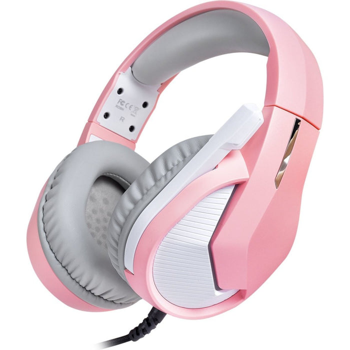 Phreeze™ Pro Game Headset met Microfoon - Roze - Koptelefoon met Draad - RGB Gaming Headset voor PC, PS4, PS5, Nintendo Switch - Hoofdtelefoon Kawaii