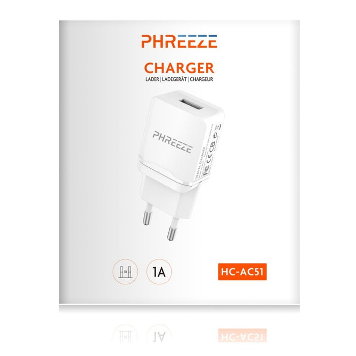 Phreeze Universele USB Oplader - PHR-AC51