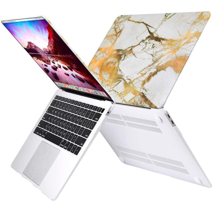 Retina Display met Touch ID - Beschermende Plastic Hard Cover - MacBook Air 13 inch Case - 2020 / 2019 / 2018 - A2337 M1 - A2179 - A1932 - MacBook Air 13.3 Hoes - Nieuwe MacBook Case / Cover / Hoes / Sleeve
