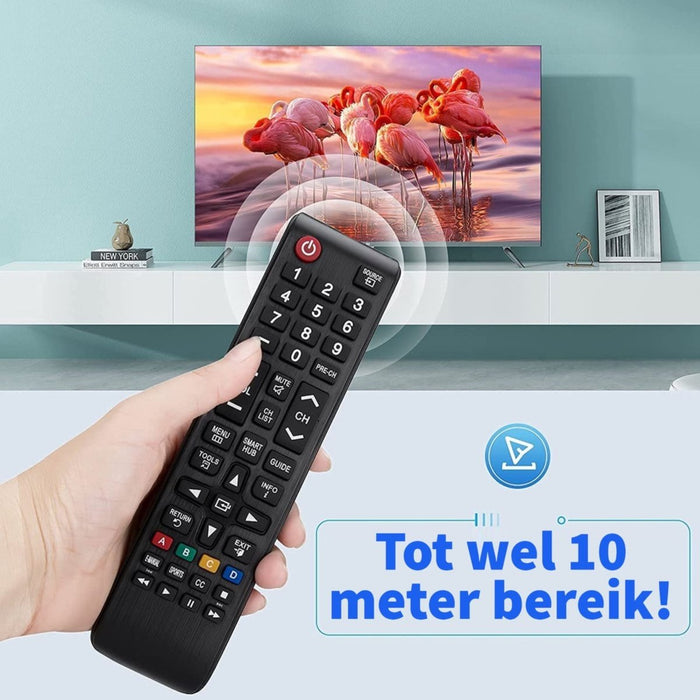 Samsung Afstandsbediening - Universeel - koppelen zonder codes - voor TV - Smart TV - Monitor - Smart Monitor