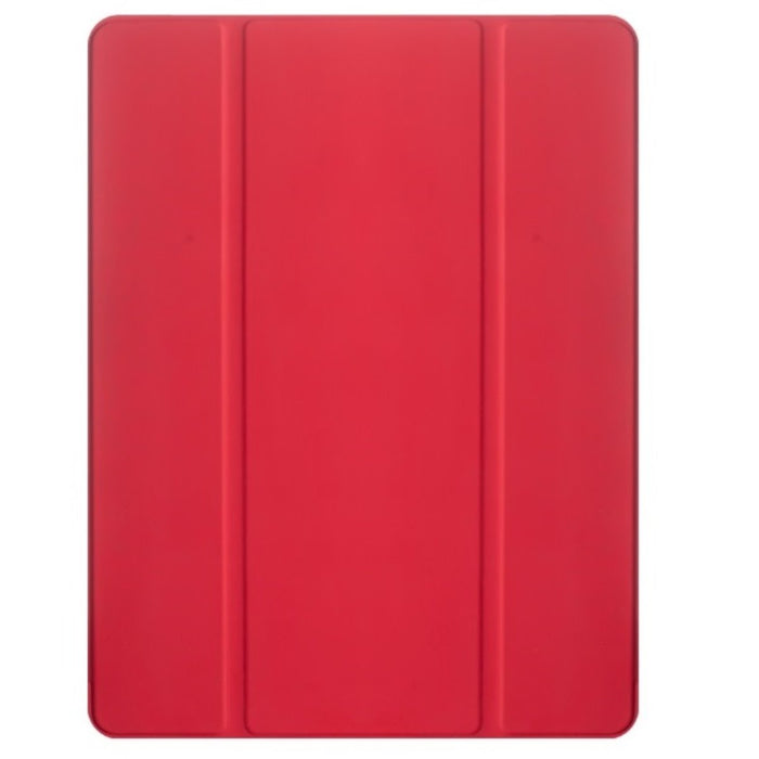 Samsung Galaxy Tab S7 Hoes - Rood Smart Folio Cover met Samsung S Pen Vakje - SM-T870 Tab S7 Hoesje Case Cover