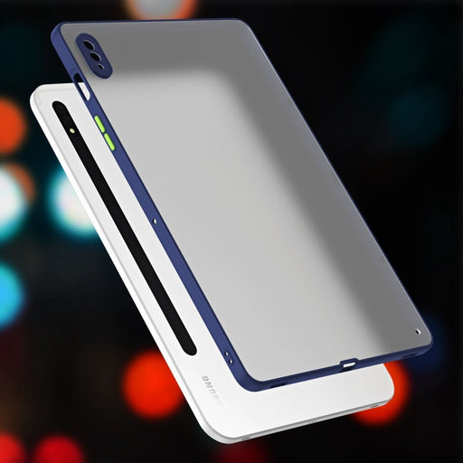 Samsung Galaxy Tab S8 Hoes - Phreeze Back Cover Tablet Hoesje - Blauw - Transparant - Tablet Hoezen - Phreeze